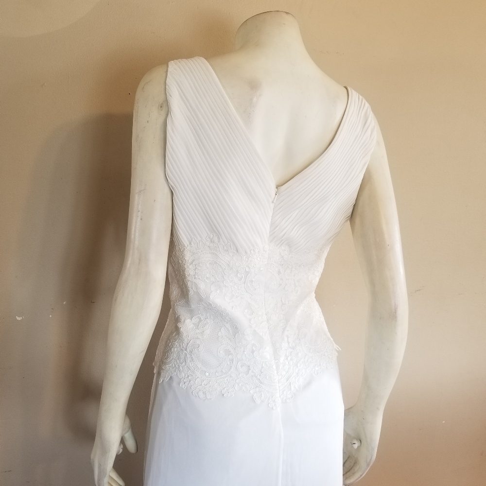 David's bridals maxi wedding dress - Picture 5 of 8